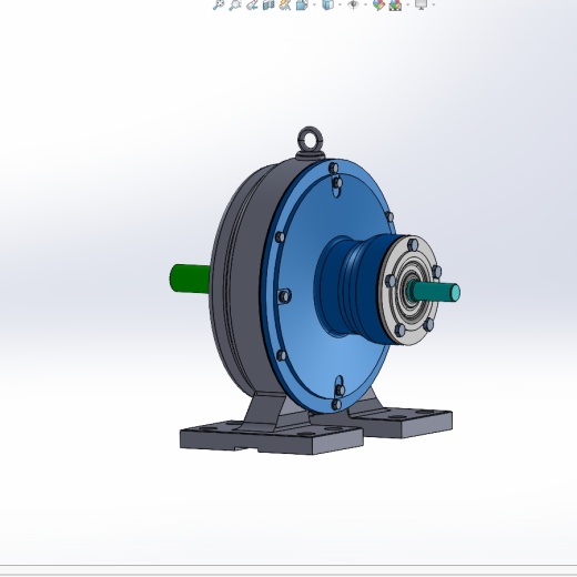 输送电动辊道专用的少齿差式行星齿轮减速器设计含SW三维及4张CAD图缩略图