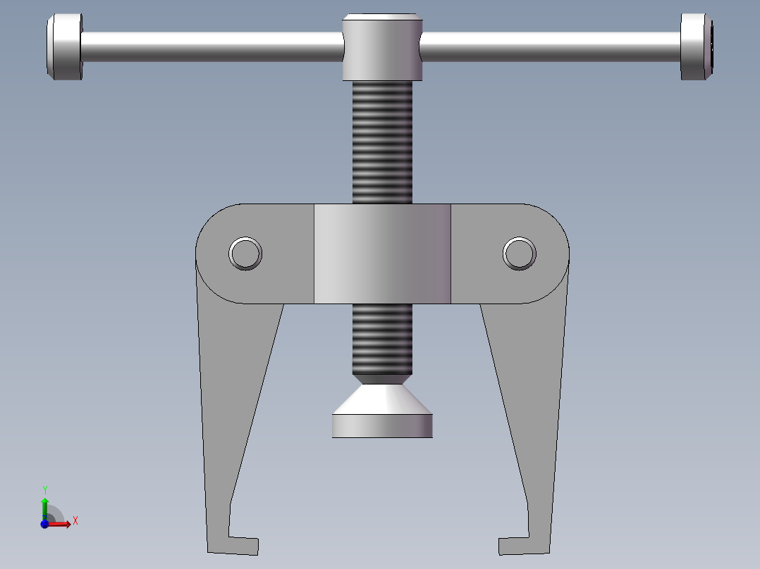 拉马装配模型前视图