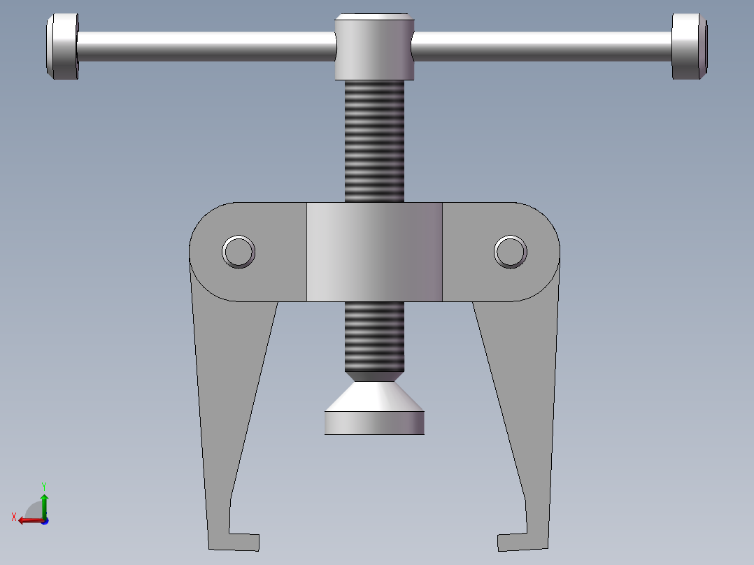 拉马装配模型后视图