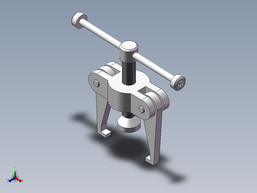 拉马装配模型正等轴测图