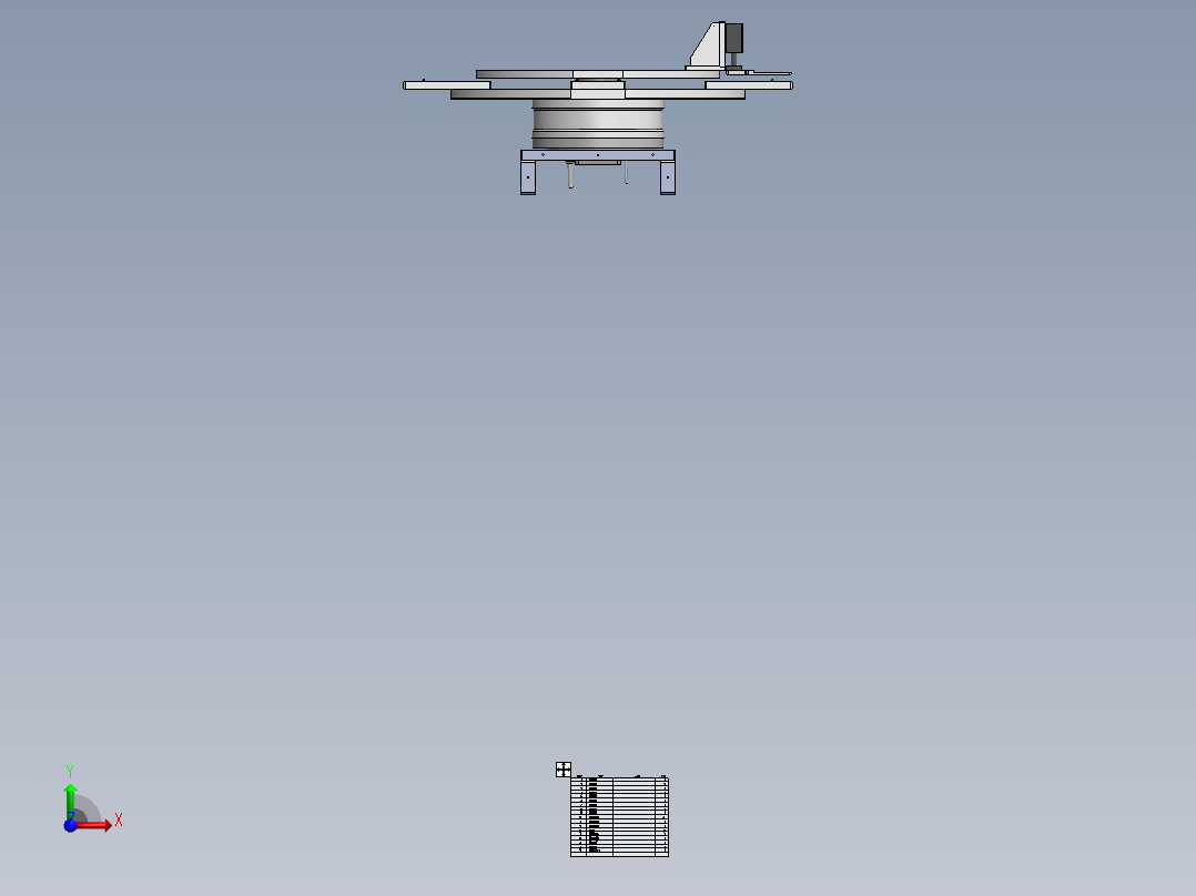 DD马达080转盘前视图