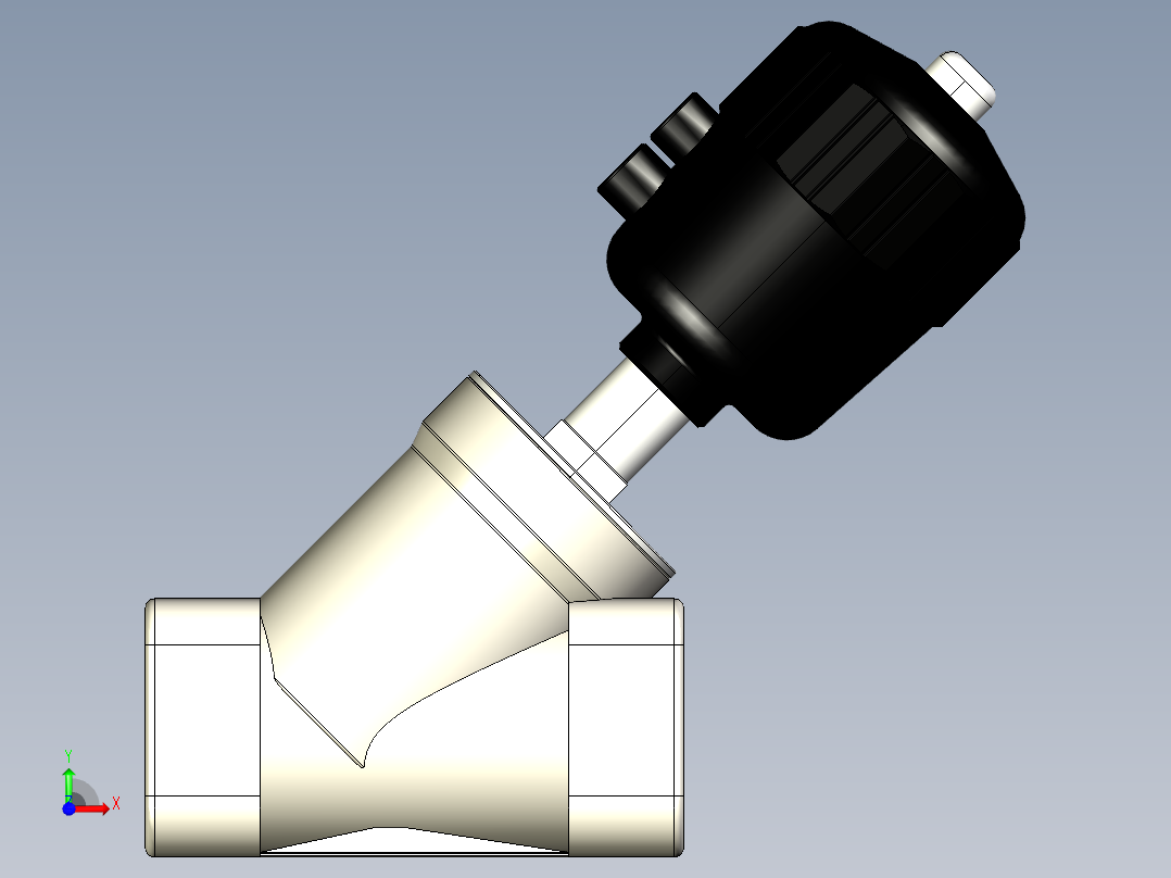 阀门模型-2JS650_65_Q80_G前视图