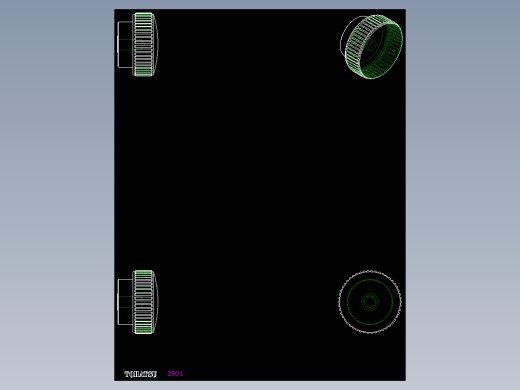 把手(凸紋)B.193-2D多系列多零件图纸模型