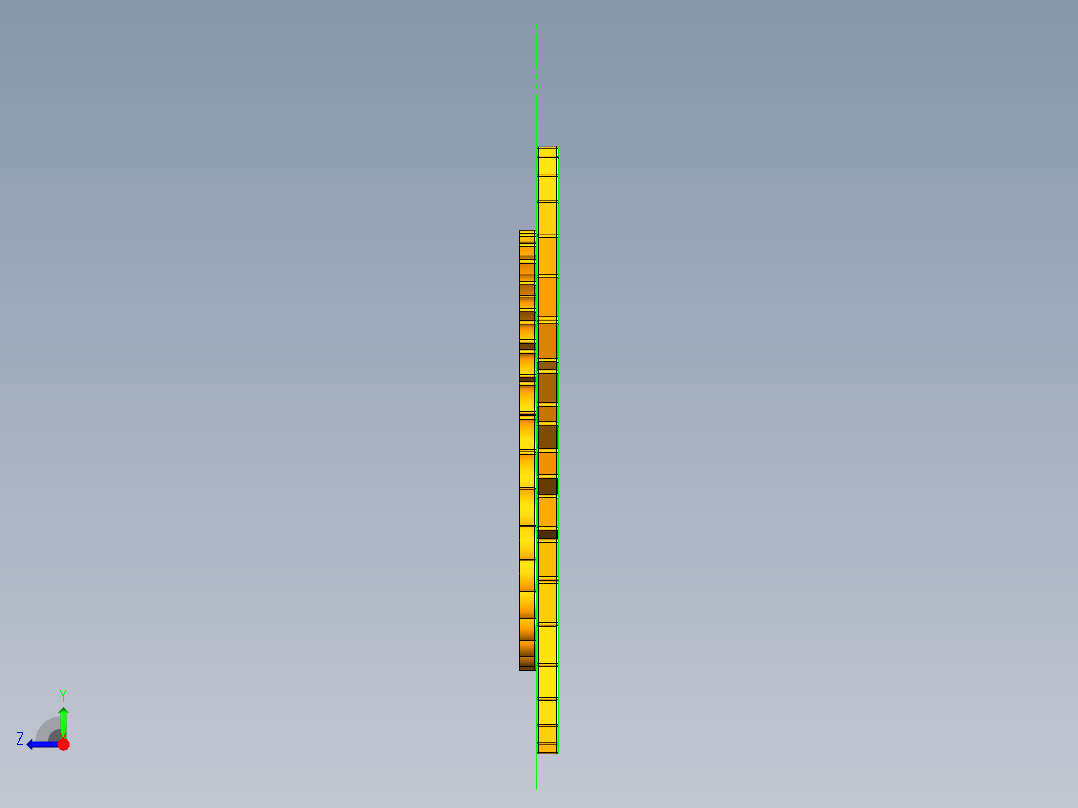 20151113-105923-06478 凸轮驱动的棘轮机构（原创运动仿真）右视图