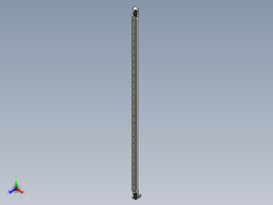 基恩士SL-V28L_T_kc图纸模型主视图