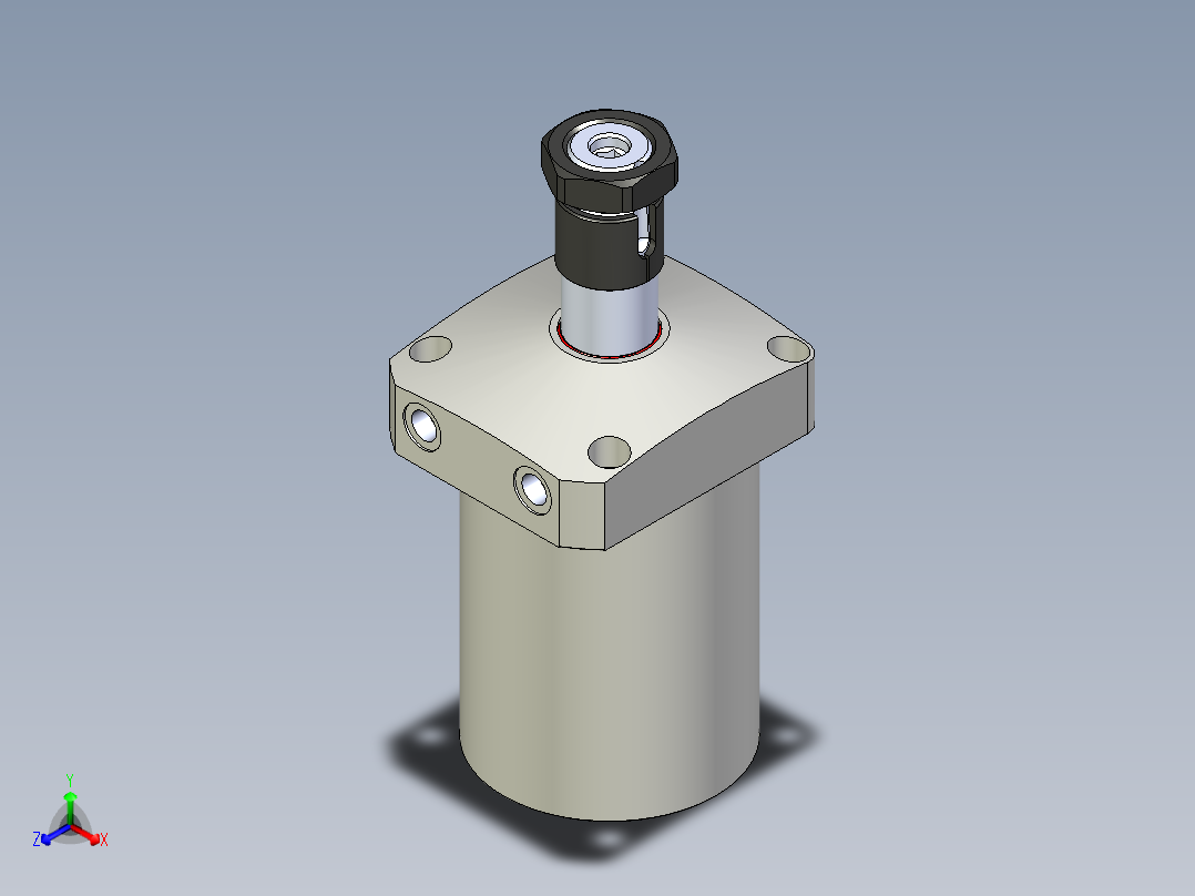 KOSMEKWHE4000-2SR多系列多零件图纸模型主视图