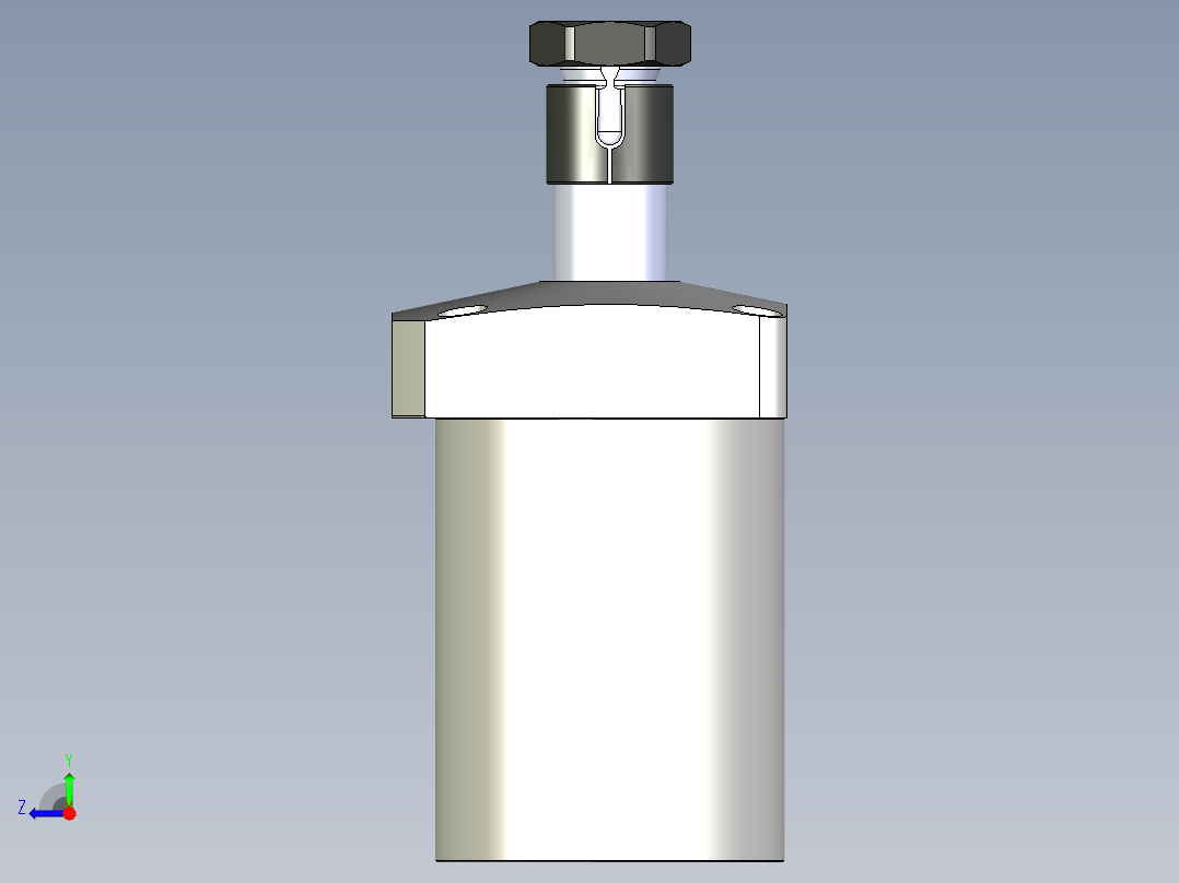 KOSMEKWHE4000-2SR多系列多零件图纸模型右视图