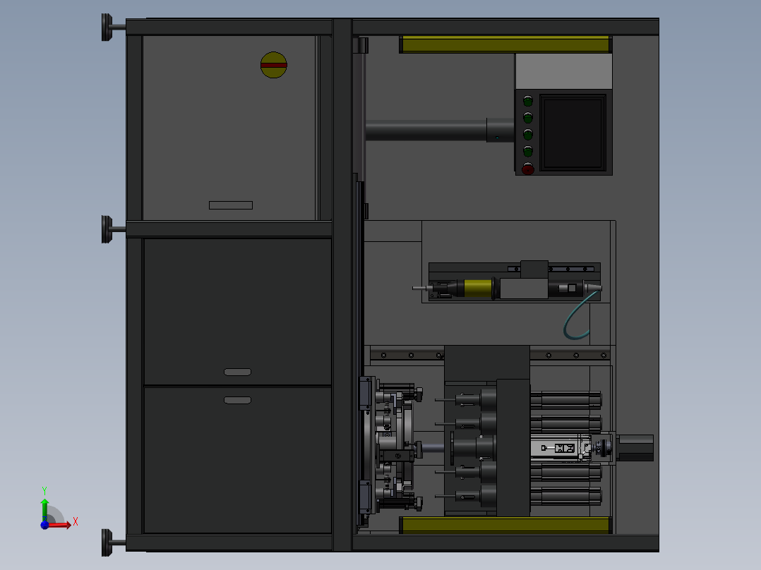 螺纹检测机前视图