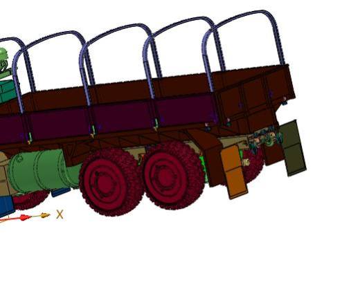 八轮驱动柴油动力的战术卡车缩略图