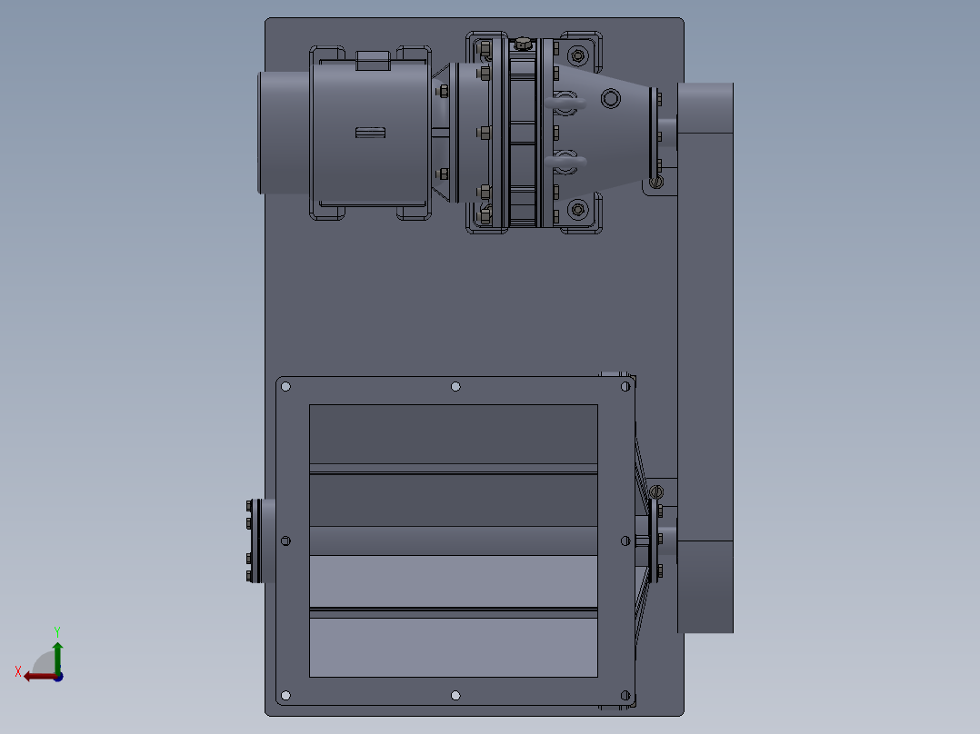 1000D型离心喷雾干燥机三维模型=1484573==500后视图