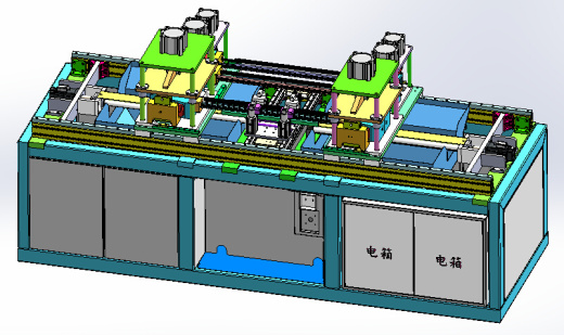 2ZY前门外水切半自动冲切机（sw18可编辑+cad+bom）缩略图