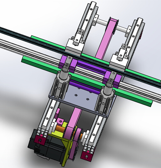 2ZY前门外水切半自动冲切机（sw18可编辑+cad+bom）缩略图