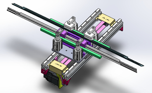 2ZY前门外水切半自动冲切机（sw18可编辑+cad+bom）缩略图