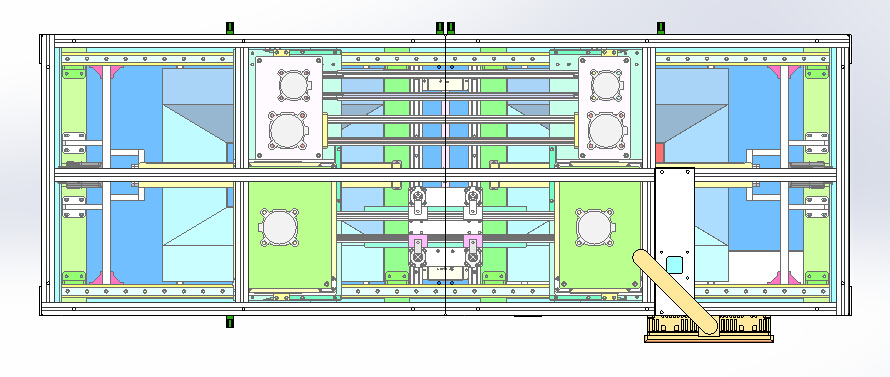 2ZY前门外水切半自动冲切机（sw18可编辑+cad+bom）