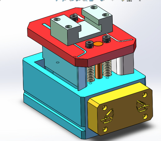 2ZY前门外水切半自动冲切机（sw18可编辑+cad+bom）缩略图