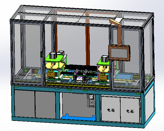 2ZY前门外水切半自动冲切机（sw18可编辑+cad+bom）