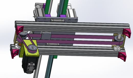 2ZY前门外水切半自动冲切机（sw18可编辑+cad+bom）缩略图