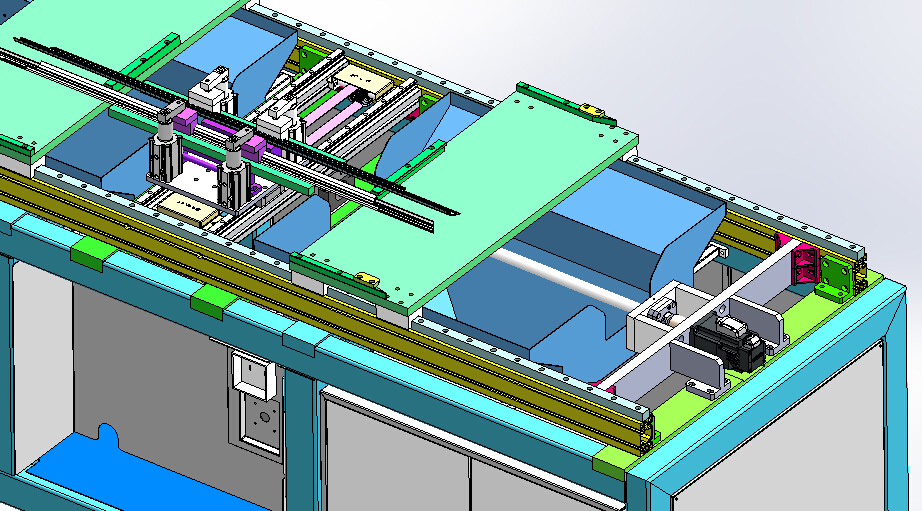 2ZY前门外水切半自动冲切机（sw18可编辑+cad+bom）