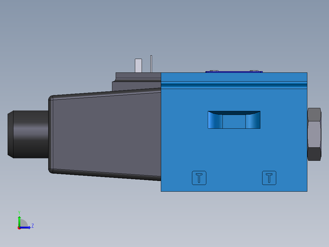 Continental Hydraulics-VSD05M-1x-G-42L液压元件左视图