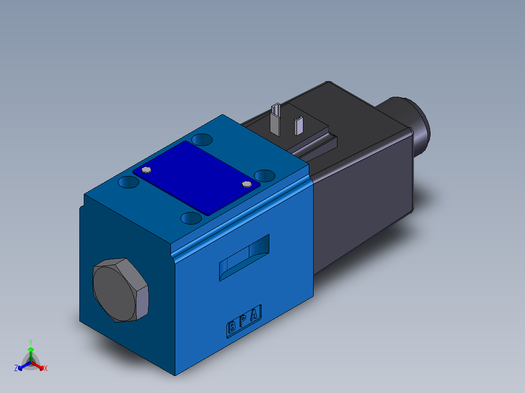 Continental Hydraulics-VSD05M-1x-G-42L液压元件正等轴测图