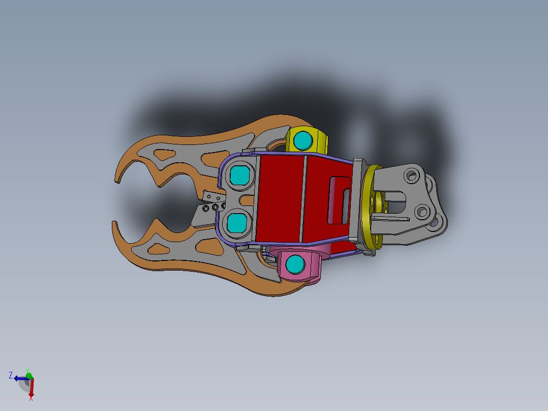 1T液压剪总装图