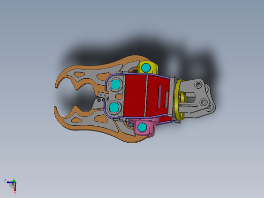 1T液压剪总装图