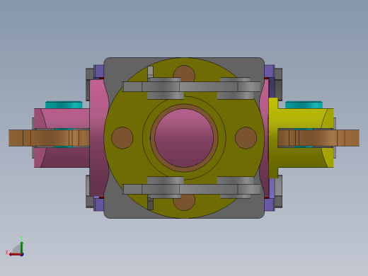 1T液压剪总装图后视缩略图
