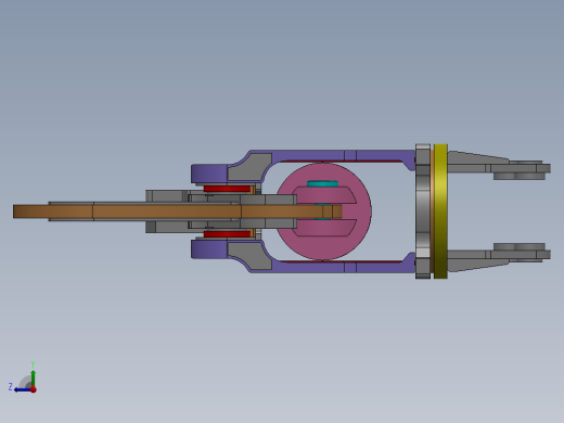 1T液压剪总装图右视缩略图