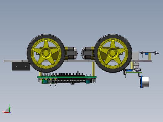 红外避障小车后视缩略图