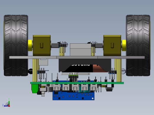 红外避障小车右视缩略图