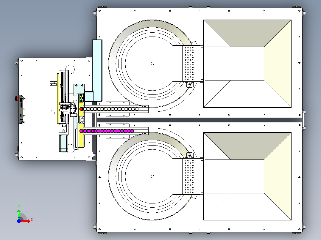 全自动装盖设备前视图
