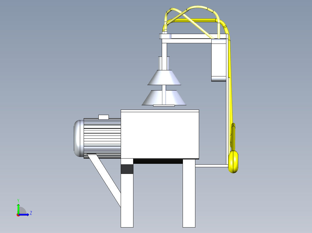 B2004024-勺子清洗器左视图