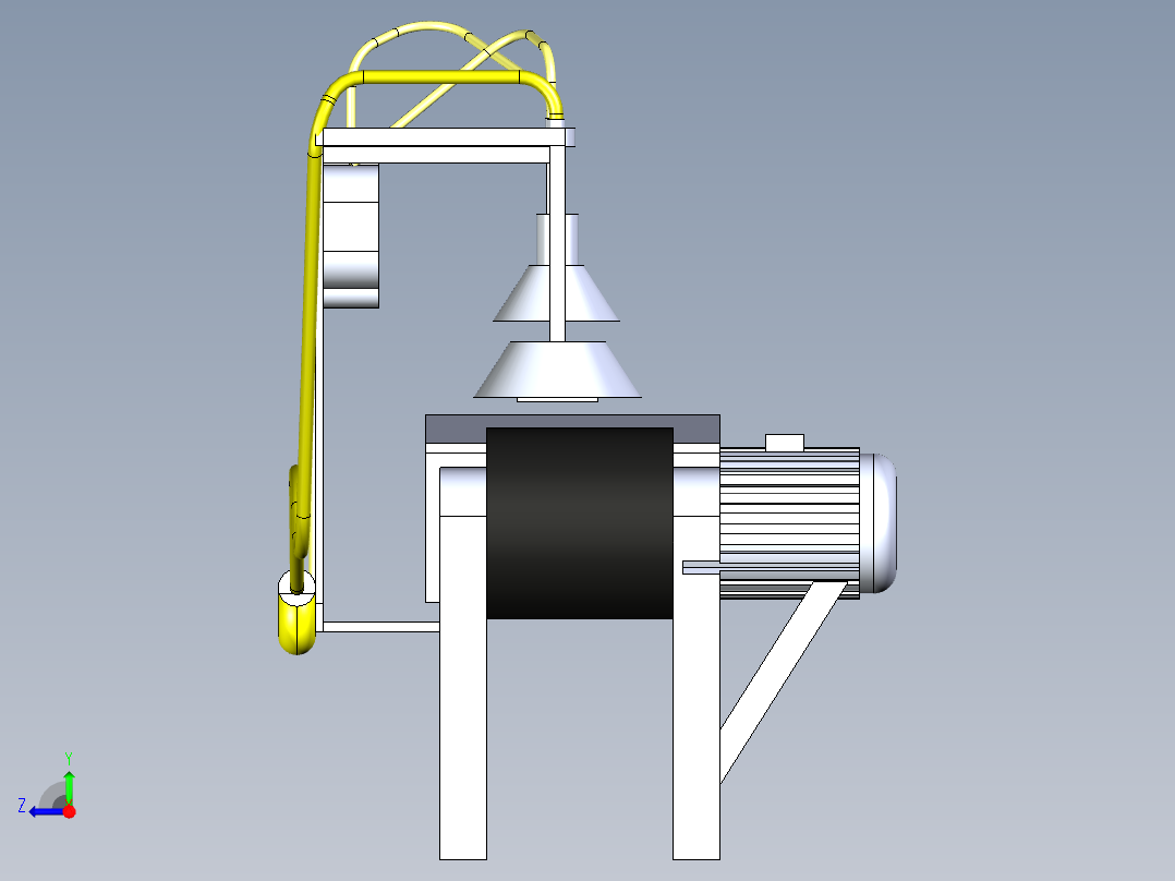 B2004024-勺子清洗器右视图