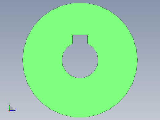 圆弧齿同步轮3M-36-12左视缩略图