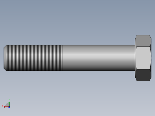 六角头螺栓C级M24×120后视缩略图