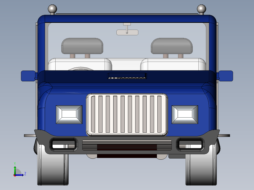 A3003995-吉普车汽车左视图