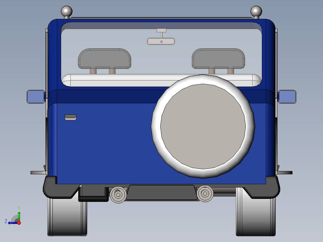 A3003995-吉普车汽车右视图