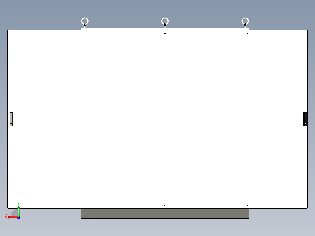 双电源CDQ1Splc控制柜后视图