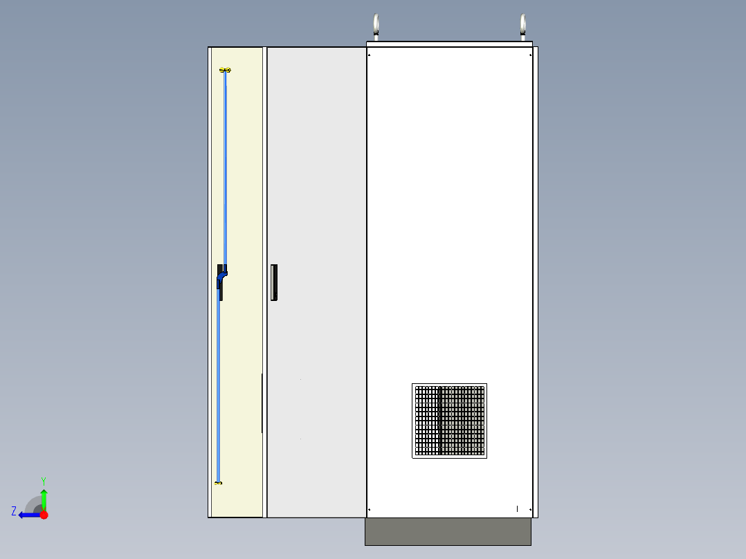 双电源CDQ1Splc控制柜右视图