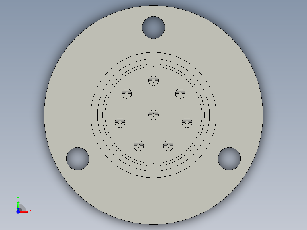接插件(222)前视图