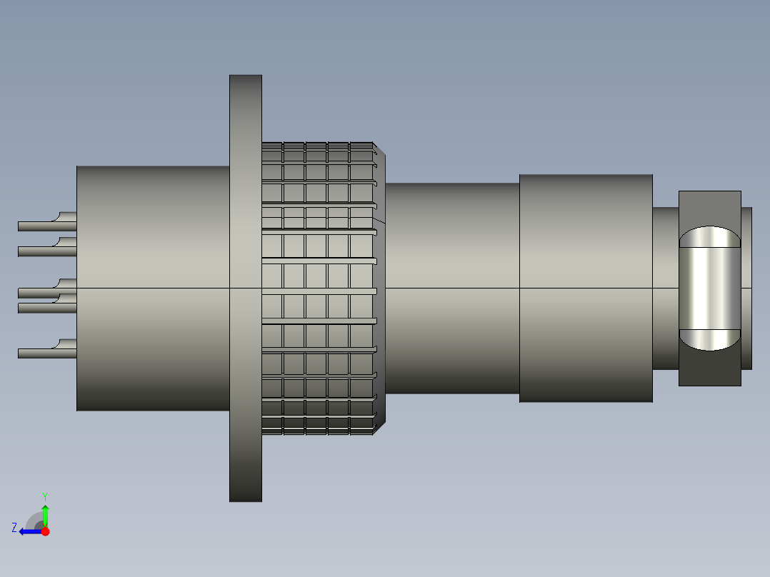 接插件(222)右视图