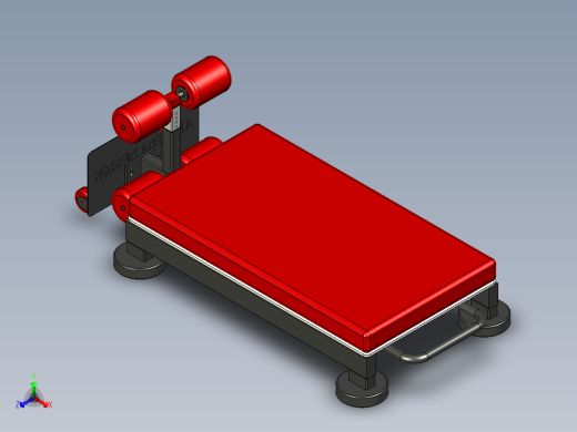 B3003614-地板臀肌腿弯举健身器材