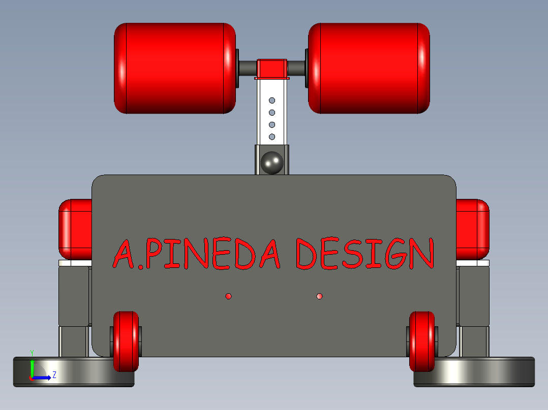 B3003614-地板臀肌腿弯举健身器材左视图