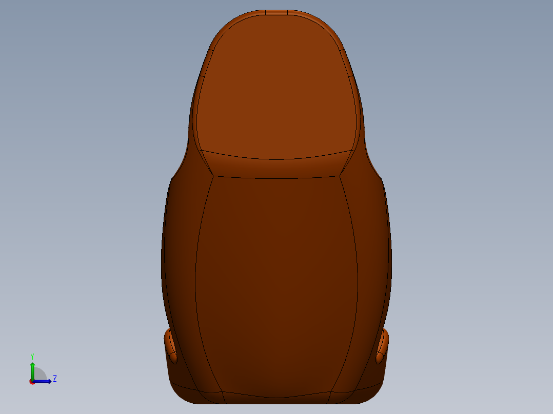 汽车座椅(3)左视图