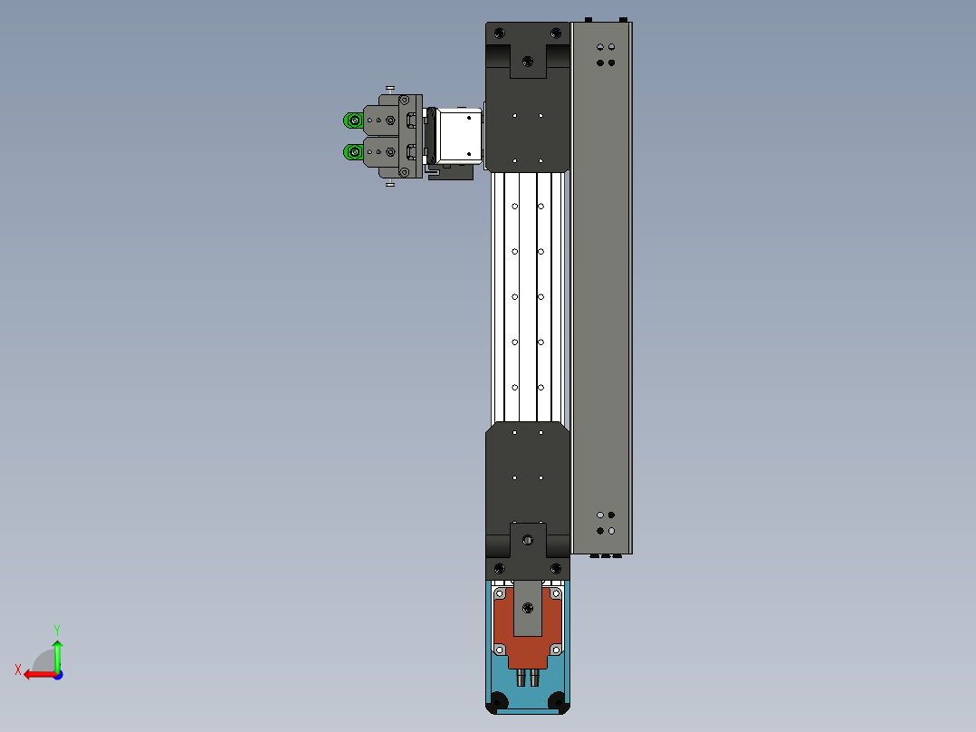 伺服搬运机构后视图