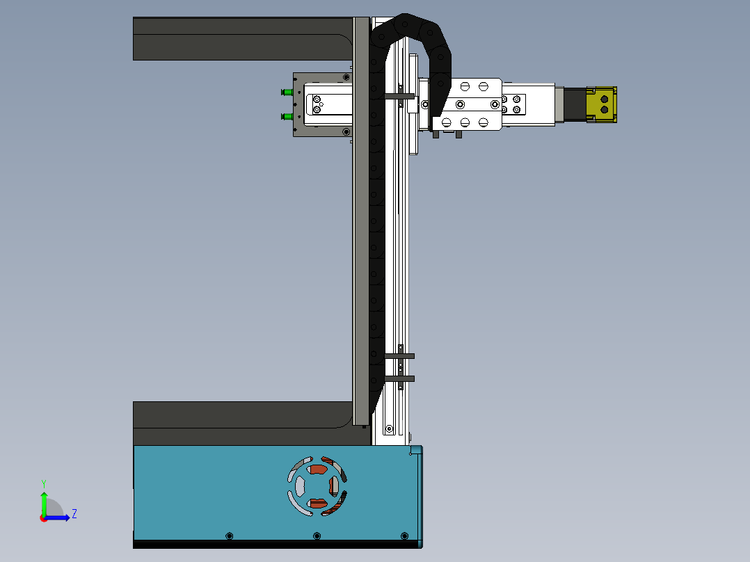 伺服搬运机构左视图
