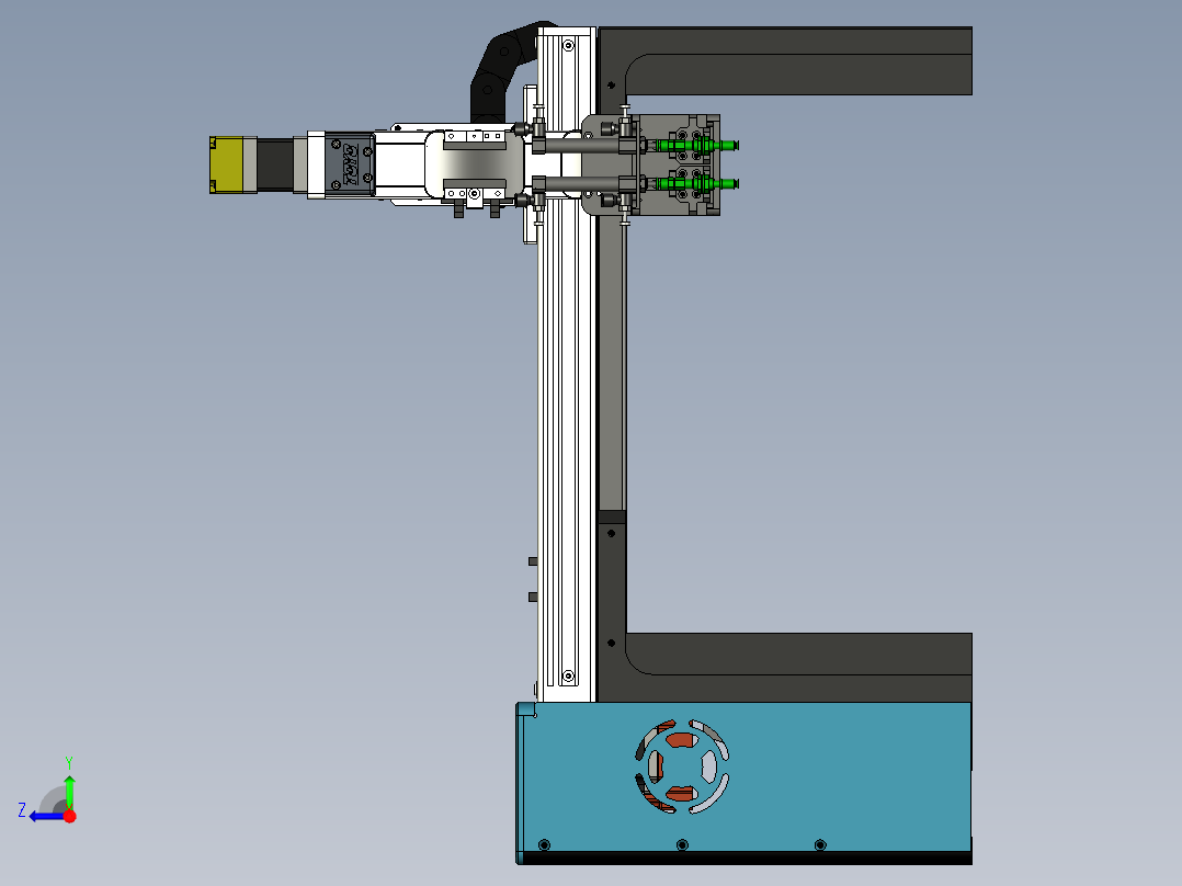 伺服搬运机构右视图