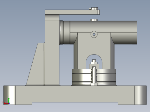 砂轮头架加工工艺编制及钻M6螺纹孔夹具设计含Proe三维图后视缩略图