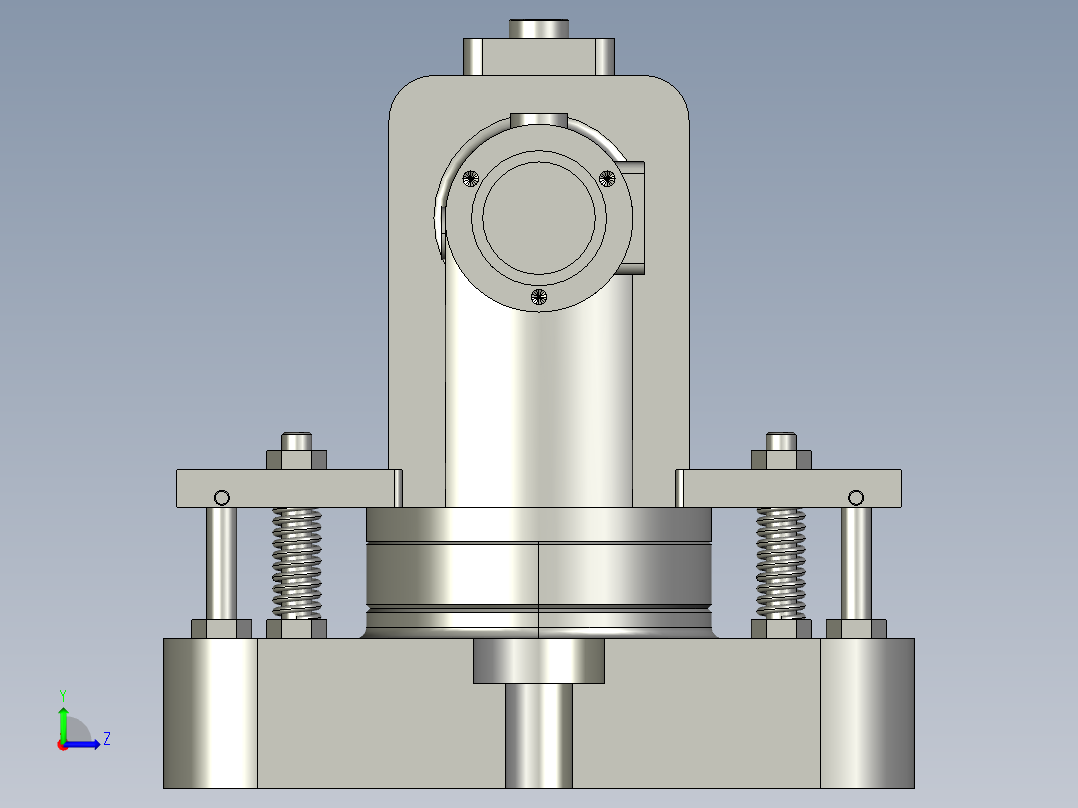 砂轮头架加工工艺编制及钻M6螺纹孔夹具设计含Proe三维图左视图