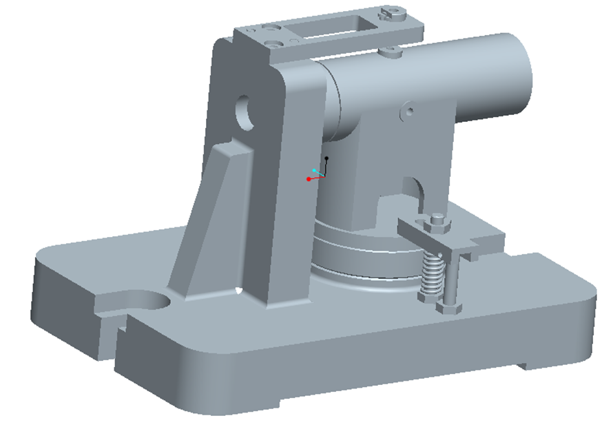 砂轮头架加工工艺编制及钻M6螺纹孔夹具设计含Proe三维图